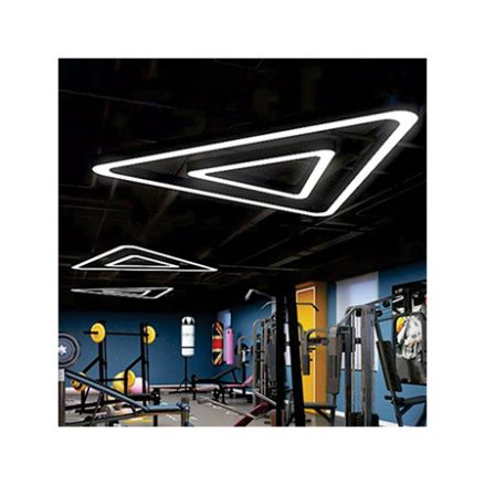 CUSTOM SUSPENDED TRAINGULAR PROFILE LIGHT